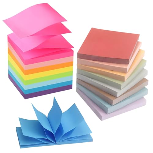 Yostony Pop-Up Haftnotizen 3x3'', 16 Pack Z-Notes in Mehrfarbig, Selbstklebende Notizzettel für Spender, Ideal für Büro, Schule & Zuhause Yostony Pop-Up Haftnotizen 3x3'', 16 Pack Z-Notes in Mehrfarbig, Selbstklebende Notizzettel für Spender, Ideal für Büro, Schule & Zuhause von Yostony