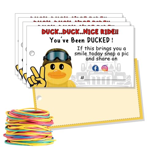 Duck Tags – You've Been Ducked-Karte, 50 Stück, 5,1 x 8,9 cm, Visitenkartengröße, Enten-Spielkarte, farbiges Erd-Design, mit Loch und Seil Duck Tags – You've Been Ducked-Karte, 50 Stück, 5,1 x 8,9 cm, Visitenkartengröße, Enten-Spielkarte, farbiges Erd-Design, mit Loch und Seil von You found a duck