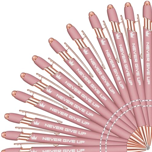 YouBaiVS Personalisierte Kugelschreiber, Premium-Metall-Stylus-Stift mit Stylus-Spitzen, schwarze Tinte, Geschäftsgeschenke in Großpackung, Roségold, bis zu 500 Stück YouBaiVS Personalisierte Kugelschreiber, Premium-Metall-Stylus-Stift mit Stylus-Spitzen, schwarze Tinte, Geschäftsgeschenke in Großpackung, Roségold, bis zu 500 Stück von YouBaiVS