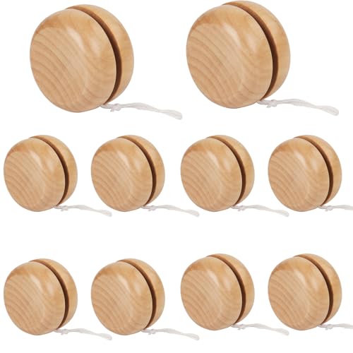 10 Stück Jo-Jo JoJo YoYo Mitgebsel Geschicklichkeitsspiel Kindergeburtstag für Tüten,Yo-Yo aus Holz für Kinder Anfänger Geburtstag Party Goodie Tasche Füllstoffe Klassenzimmer 10 Stück Jo-Jo JoJo YoYo Mitgebsel Geschicklichkeitsspiel Kindergeburtstag für Tüten,Yo-Yo aus Holz für Kinder Anfänger Geburtstag Party Goodie Tasche Füllstoffe Klassenzimmer von YouXiaor