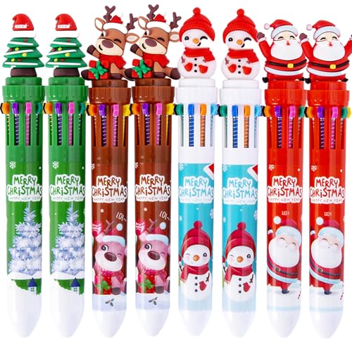 YouXiaor Weihnachten Kugelschreiber, 8 Stück Weihnachtsmann Kugelschreiber Weihnachts-Kugelschreiber Weihnachtskugelschreiber Gelschreiber Weihnachten Weihnachtsbaum Stift Geschenk Schule Schreibware YouXiaor Weihnachten Kugelschreiber, 8 Stück Weihnachtsmann Kugelschreiber Weihnachts-Kugelschreiber Weihnachtskugelschreiber Gelschreiber Weihnachten Weihnachtsbaum Stift Geschenk Schule Schreibware von YouXiaor