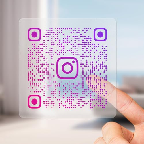 Benutzerdefinierte QR-Code-Aufkleber, benutzerdefinierte Aufkleber für Business-Logo, QR-Code-Etiketten (transparent) von Youdian
