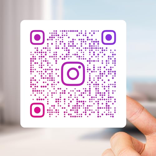 Benutzerdefinierte QR-Code-Aufkleber, benutzerdefinierte Aufkleber für Business-Logo, QR-Code-Etiketten (weiß) von Youdian