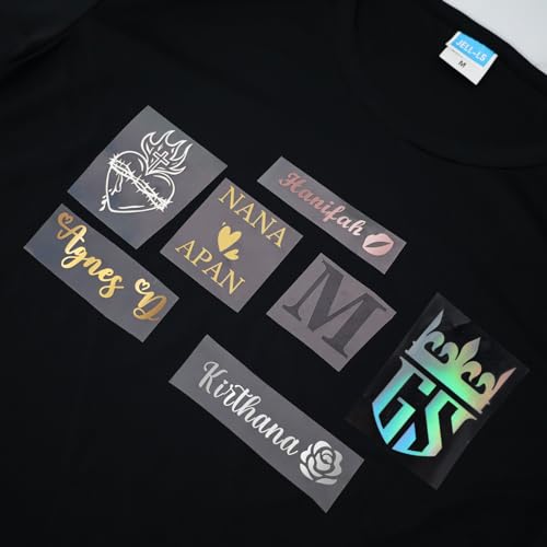 Individueller Bügelbild, Stoff, individueller Aufkleber, DIY-Logo, Buchstaben, Text, Foto, DTF-Druck, Design, Bügelbild für Kleidung, Schuhe, Kappen von Youdian