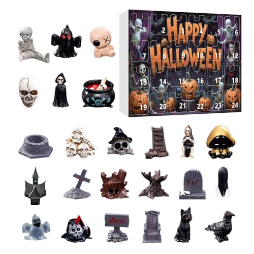 Halloween-Adventskalender – Gruselige Sammlerstücke | Resin Gruselige Desktop-Skulpturen | Gruselige Halloween-Figur aus Harz | 24 Tage Countdown Halloween-Adventskalender – Gruselige Sammlerstücke | Resin Gruselige Desktop-Skulpturen | Gruselige Halloween-Figur aus Harz | 24 Tage Countdown von Youding