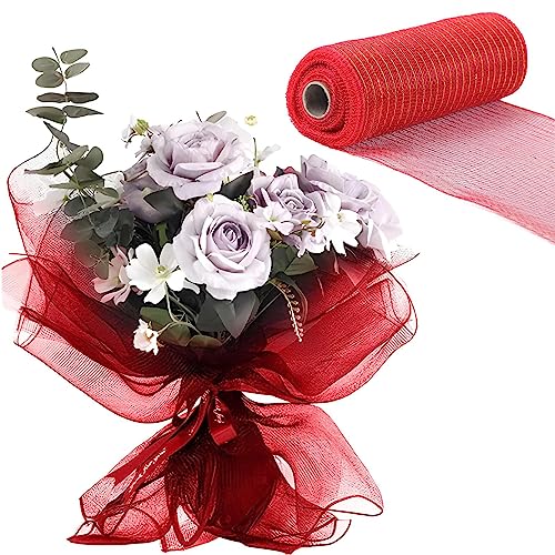 Herbstband | Drahtband aus Netzstoff, Poly-Mesh-Rolle für Geschenkverpackungen, zuschneidbar, weiches Poly-Mesh-Band, Dekoration, atmungsaktiv, bunt, zum Basteln Youding Herbstband | Drahtband aus Netzstoff, Poly-Mesh-Rolle für Geschenkverpackungen, zuschneidbar, weiches Poly-Mesh-Band, Dekoration, atmungsaktiv, bunt, zum Basteln Youding von Youding
