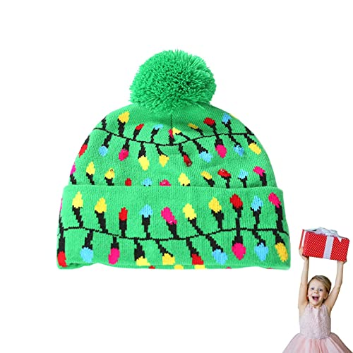 Youding Beleuchtete Weihnachten – Weihnachtsmützen – der Strickhut aus Wolle schafft eine weihnachtliche Atmosphäre mit einem gemütlichen Touch für Geburtstag, Neujahr und Feiertage Youding Beleuchtete Weihnachten – Weihnachtsmützen – der Strickhut aus Wolle schafft eine weihnachtliche Atmosphäre mit einem gemütlichen Touch für Geburtstag, Neujahr und Feiertage von Youding