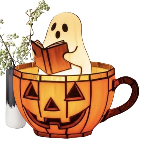 Youding Halloween Leuchtgeist, Gespenst Nachtlicht Halloween Deko, Tischdekoration Deko Für Innenbereich Und Außenbereich Wohnzimmer Schlafzimmer Nachttisch Partys von Youding