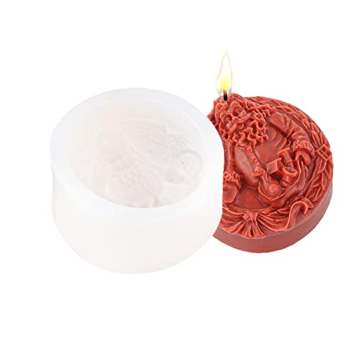 Youding Silikonformen für Weihnachts-Seifen, antihaftbeschichtet, für Weihnachtsbaum, Weihnachtsmann, Silikonformen für Epoxidharz, DIY, handgefertigte Seife, Pudding, Gelee, Kuchen von Youding