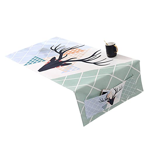 Youding Tischdecke, wasserdicht, rechteckig, groß, ölbeständig, schmutzabweisend, dekorative Tischdecke für Camping, Bauernhof, Küche von Youding