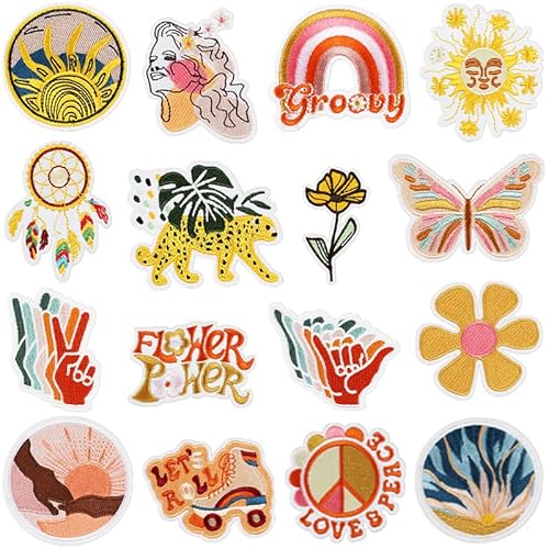 Youery Patches zum Aufbügeln, Kinder, 16 pcs, Biene Maja, Patch Sticker, Aufnäher, Applikationen von Youery