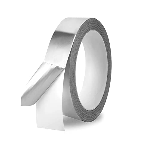 Youery Aluminium Klebeband, Selbstklebendes Alu-Klebeband-Aluband, Wasserdichtes- und hitzebeständiges Band zum Versiegeln, Reparieren und Isolieren (3cm*20m) von Youery