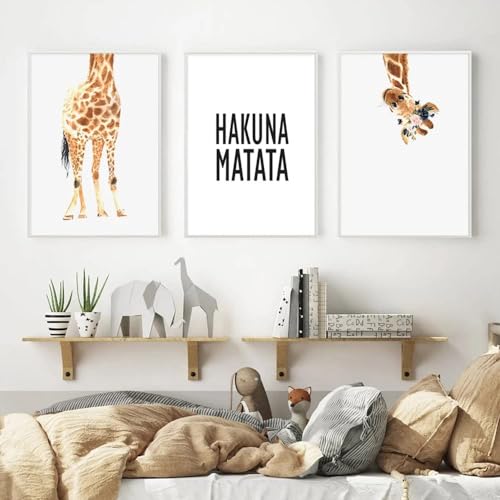3 Bilder Kinderzimmer Giraffe Sprüche Zitate Poster Beige 30 x 40 cm Bilder Babyzimmer Junge Mädchen Wandbilder Kinder Wand Deko Kunst Wandposter Baby Safari Leinwand ohne Rahmen 3 Bilder Kinderzimmer Giraffe Sprüche Zitate Poster Beige 30 x 40 cm Bilder Babyzimmer Junge Mädchen Wandbilder Kinder Wand Deko Kunst Wandposter Baby Safari Leinwand ohne Rahmen von Youihom