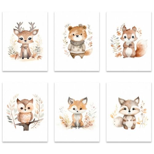 6 Poster Tiere Bohrer Baby Poster Biche Schlafzimmer Baby Eule Hirsch Bild Kinderzimmer Dekoration Babyzimmer Jungen Leinwand Tiere Safari Savanne Dschungel Poster Terracotta Kinder (YHHH019 – 30 x 40 6 Poster Tiere Bohrer Baby Poster Biche Schlafzimmer Baby Eule Hirsch Bild Kinderzimmer Dekoration Babyzimmer Jungen Leinwand Tiere Safari Savanne Dschungel Poster Terracotta Kinder (YHHH019 – 30 x 40 von Youihom