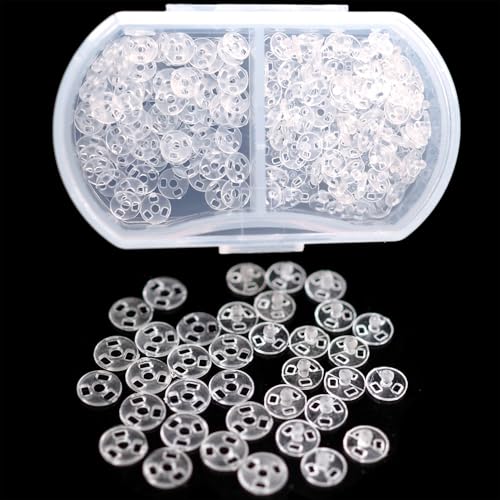 Youmeizer Superwinzige Kunststoff-Druckknöpfe, unsichtbar, zum Aufnähen, Größe 4 mm, für Puppenkleidung, Zubehör, Heimwerkerbedarf, Handnähen, transparent, 100 Sets Youmeizer Superwinzige Kunststoff-Druckknöpfe, unsichtbar, zum Aufnähen, Größe 4 mm, für Puppenkleidung, Zubehör, Heimwerkerbedarf, Handnähen, transparent, 100 Sets von Youmeizer