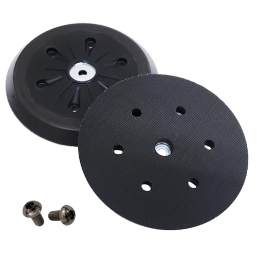 2x 150mm Hakenschlaufe Backing Pad 6-Löcher kompatibel mit DeWalt D26410 Kompatibel mit Metabo SX E 425 XL SX E 450 Duo SXE 450 TurboTec Schleifmaschine 2x 150mm Hakenschlaufe Backing Pad 6-Löcher kompatibel mit DeWalt D26410 Kompatibel mit Metabo SX E 425 XL SX E 450 Duo SXE 450 TurboTec Schleifmaschine von Young Wolf