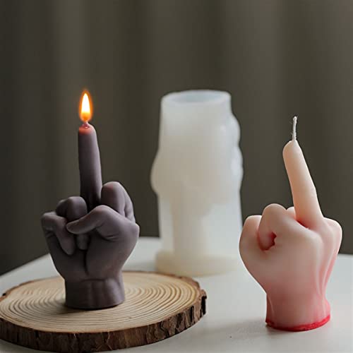 3D Mittelfinger Kerzenform Silikon,3D DIY Silikonform Kerzen Gießen Formen, Epoxidharz DIY Formen Schokoladenform Gießformen Geschenke Für Familie Und Freunde Handgemachtes Geschenk 3D Mittelfinger Kerzenform Silikon,3D DIY Silikonform Kerzen Gießen Formen, Epoxidharz DIY Formen Schokoladenform Gießformen Geschenke Für Familie Und Freunde Handgemachtes Geschenk von Youngsome