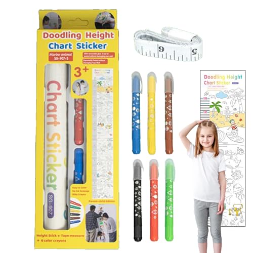 Youngwier Größenmessband, Bemalbares Höhenmaß, Kinderzimmer Spielzimmer Wandsticker Youngwier Größenmessband, Bemalbares Höhenmaß, Kinderzimmer Spielzimmer Wandsticker von Youngwier