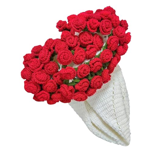 Youngwier Häkelblumen-Decke - Florale Strickdecke Als Sofadecke,Häkel Deko Wolldecke Für Bett Reise Schlafzimmer von Youngwier