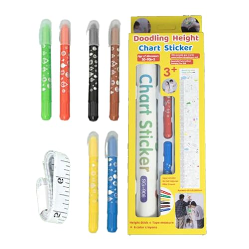 Youngwier Höhenmessgerät für die Wand - Bemalbares Höhenmaß | Kinderzimmer Spielzimmer Wandsticker Youngwier Höhenmessgerät für die Wand - Bemalbares Höhenmaß | Kinderzimmer Spielzimmer Wandsticker von Youngwier
