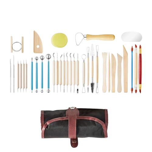 Youngwier Ton Modellierwerkzeuge | Modellier Ton Werkzeug Set | Keramikwerkzeuge Für Zeichnen Punktieren Formen Bastelbedarf Set Für Anfänger Erwachsene Kinder Youngwier Ton Modellierwerkzeuge | Modellier Ton Werkzeug Set | Keramikwerkzeuge Für Zeichnen Punktieren Formen Bastelbedarf Set Für Anfänger Erwachsene Kinder von Youngwier