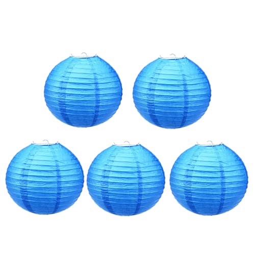 Youning Lampions Papier Laterne Rund Ballform Lampenschirm Hängende Papierlaternen Papierlampen für Garten Party Geburtstag Weihnachten Hochzeit Dekoration Papierlampions von Youning