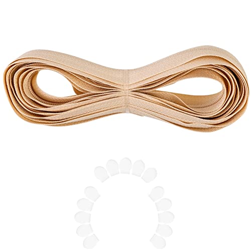 Endlos Reißverschluss, 330 cm Gesamtlänge, Größe #3, Hautfarbe, nicht teilbar, Breite 28 mm, Zahnbreite 5 mm, Set mit 15 x Kunststoff RV Schieber Laschen, Reissverschluss Spirale mit Anhängern DIY Kit Endlos Reißverschluss, 330 cm Gesamtlänge, Größe #3, Hautfarbe, nicht teilbar, Breite 28 mm, Zahnbreite 5 mm, Set mit 15 x Kunststoff RV Schieber Laschen, Reissverschluss Spirale mit Anhängern DIY Kit von Your Day Mate