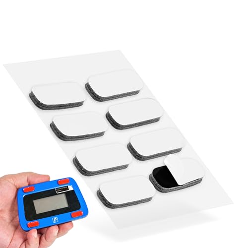 Ersatz Klebepads Set, 8 Stück, kompatibel mit Parkwächter V0 elektronische Parkscheibe, doppelseitiger Spezialkleber für Windschutzscheibe, Kleber Pads Parkuhr, Klebesticker Glas Kit Parking Disc von Your Day Mate