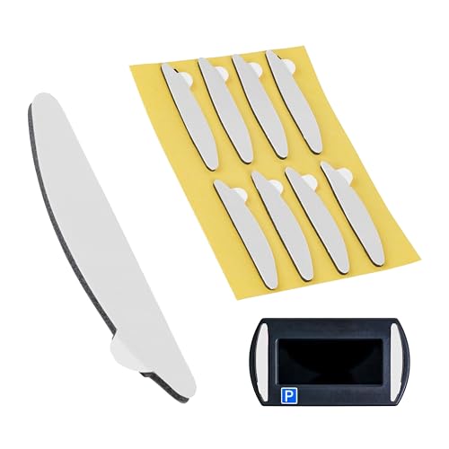 Ersatz Klebestreifen Set, 8 Stück, kompatibel mit Needit Park Mini automatische Parkscheibe, doppelseitiger Spezialkleber für Windschutzscheibe, Klebepads Parking Disc, Klebesticker Kit Glas Parkuhr von Your Day Mate