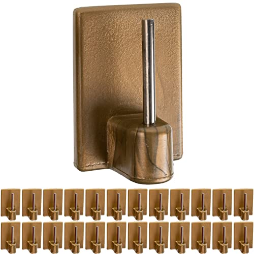 Gardinenstangen Klebehaken, 24 Stück, in Gold-Farben, Selbstklebende Haken mit 24 x 16 mm, für Fensterrahmen, Glas, Fliese, Tür, Vorhanghaken Stange, Gardinenhalter Fenster, Vitrastange Fensterhaken Gardinenstangen Klebehaken, 24 Stück, in Gold-Farben, Selbstklebende Haken mit 24 x 16 mm, für Fensterrahmen, Glas, Fliese, Tür, Vorhanghaken Stange, Gardinenhalter Fenster, Vitrastange Fensterhaken von Your Day Mate