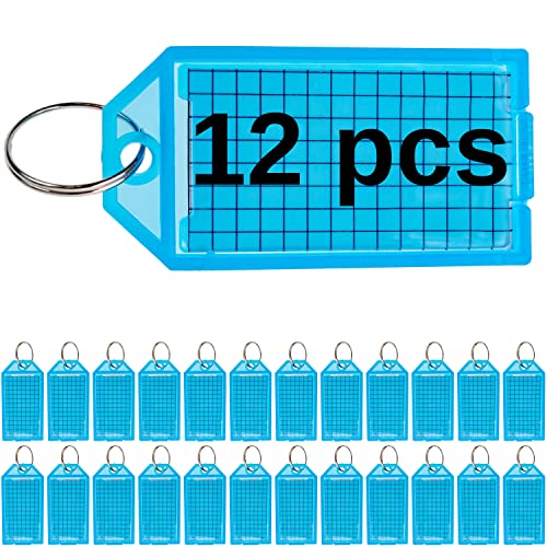 Schlüsselanhänger zum Beschriften, 12 Stück, Blau, mit Schlüsselring, 51 x 20 mm Etiketten-Fenster, Schlüsselschild mit Spaltring, Schlüsselbeschriftungen, Schlüsseletiketten, Schlüssel Organisation Schlüsselanhänger zum Beschriften, 12 Stück, Blau, mit Schlüsselring, 51 x 20 mm Etiketten-Fenster, Schlüsselschild mit Spaltring, Schlüsselbeschriftungen, Schlüsseletiketten, Schlüssel Organisation von Your Day Mate