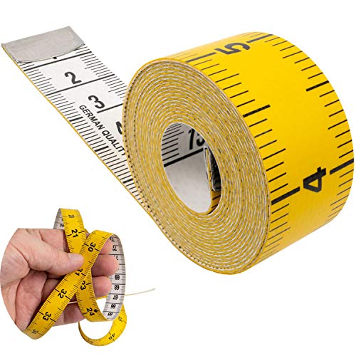 Schneidermaßband, 1 Stück, 2 in 1 Maßband mit CM und INCH Skalierung, universal Maßband mit 150 cm Gesamtlänge, Ausmessung von Kleidung, Körper-Fett, Rollmaßband, Messband, aus Glasfieber Kunststoff von Your Day Mate