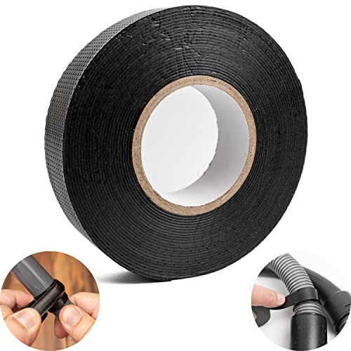 Selbstverschweißendes Gummi Dichtungsband, 10 Meter, in Schwarz, 20 mm Breite, Isolier-Klebeband selbst verschweißend, Universalisolierband Kabel, Mittelspannungsband, Luft-Wasserdicht Isolierband von Your Day Mate