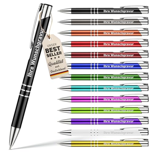Your Gravur - Kugelschreiber mit Gravur | Scotty - personalisierter Stift - Werbekugelschreiber mit Wunschtext & Logo - 1-2 Tage Lieferzeit - Anzahl:100 Your Gravur - Kugelschreiber mit Gravur | Scotty - personalisierter Stift - Werbekugelschreiber mit Wunschtext & Logo - 1-2 Tage Lieferzeit - Anzahl:100 von FOXCUP