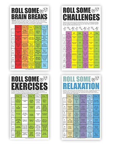 Your Therapy Source Brain Breaks Poster Set für das Klassenzimmer - Bewegung und Lernen, sensorisch, Innenaussparung, PE von Your Therapy Source