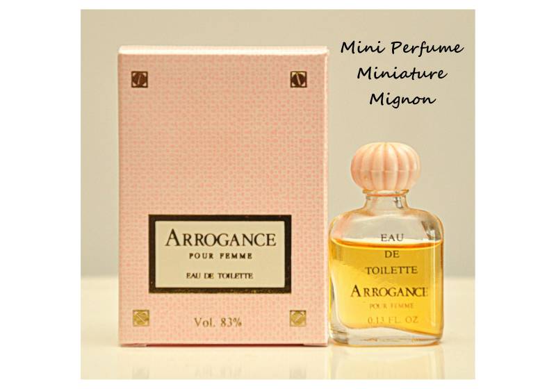 Arrogance Pour Femme Von Eau De Toilette Edt 4 Ml Miniature Splash Non Spray Damenparfüm Seltener Jahrgang 1982 von YourVintagePerfume