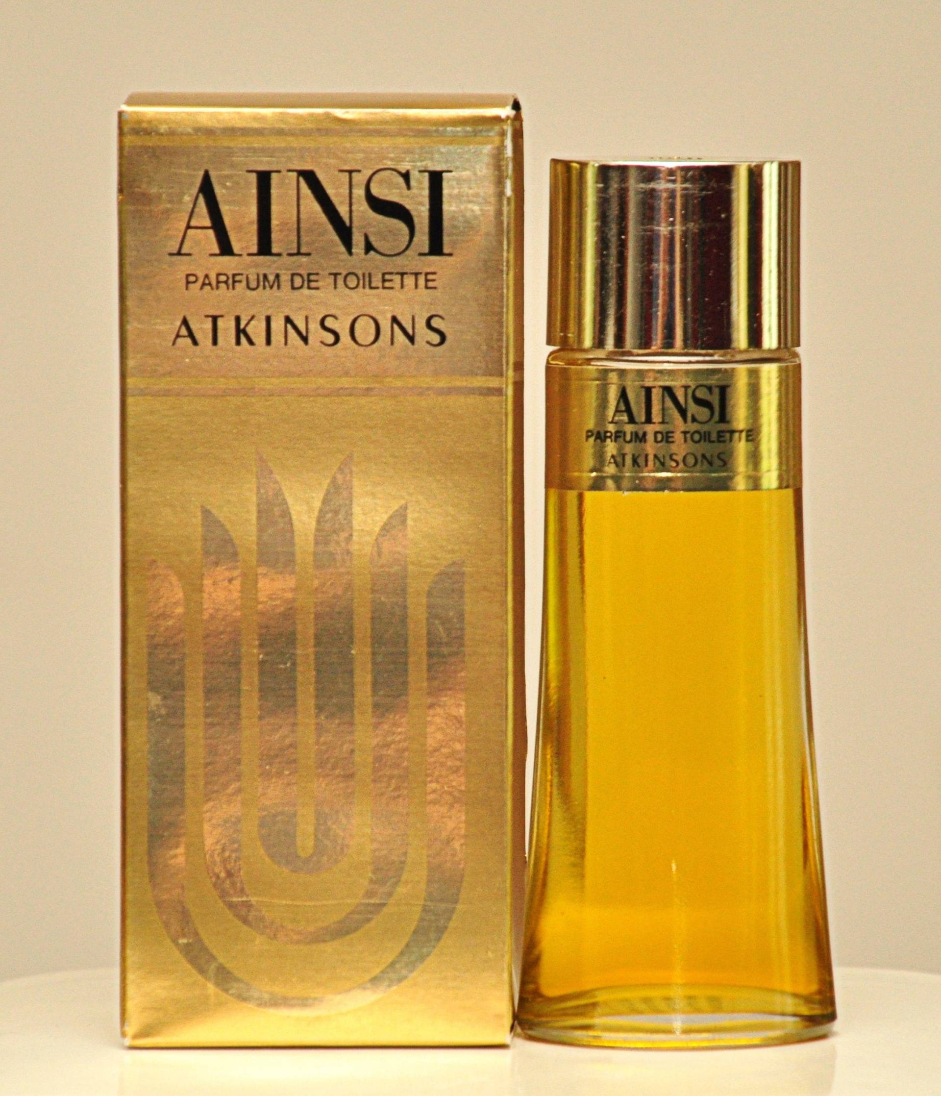 Atkinsons Ainsi Parfum De Toilette Pdt 90Ml Splash Non Spray Parfüm Damen Sehr Seltene Vintage 1971 von YourVintagePerfume