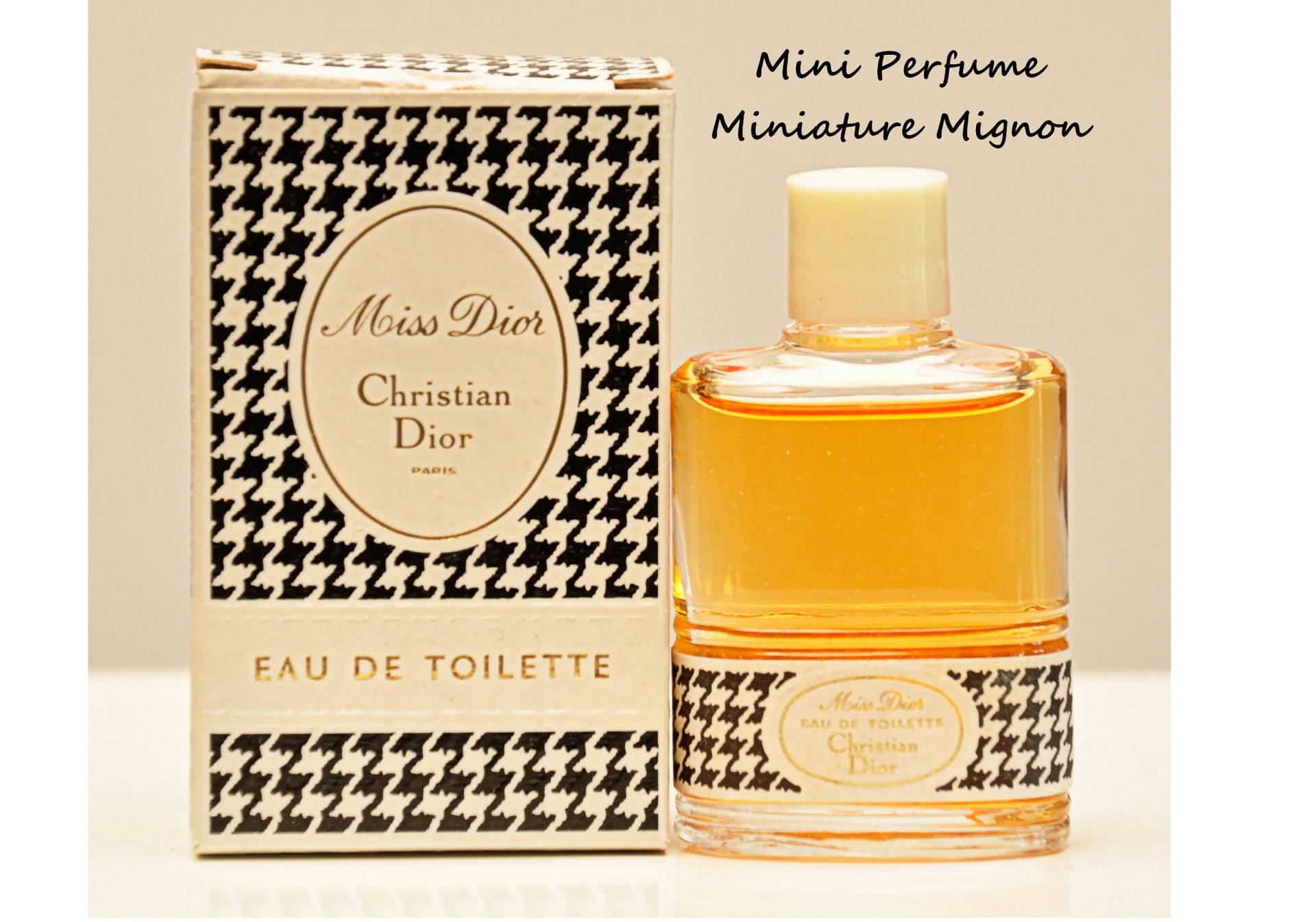 Christian Dior Miss Eau De Toilette Edt 10 Ml Miniatur Splash Non Spray Damenparfüm Seltener Jahrgang 1947 von YourVintagePerfume