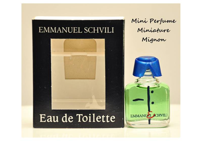 Emmanuel Schvili Für Männer Von Eau De Toilette Edt 10 Ml Miniatur Splash Non Spray Herrenparfüm Seltene Vintage 80Er Jahre von YourVintagePerfume