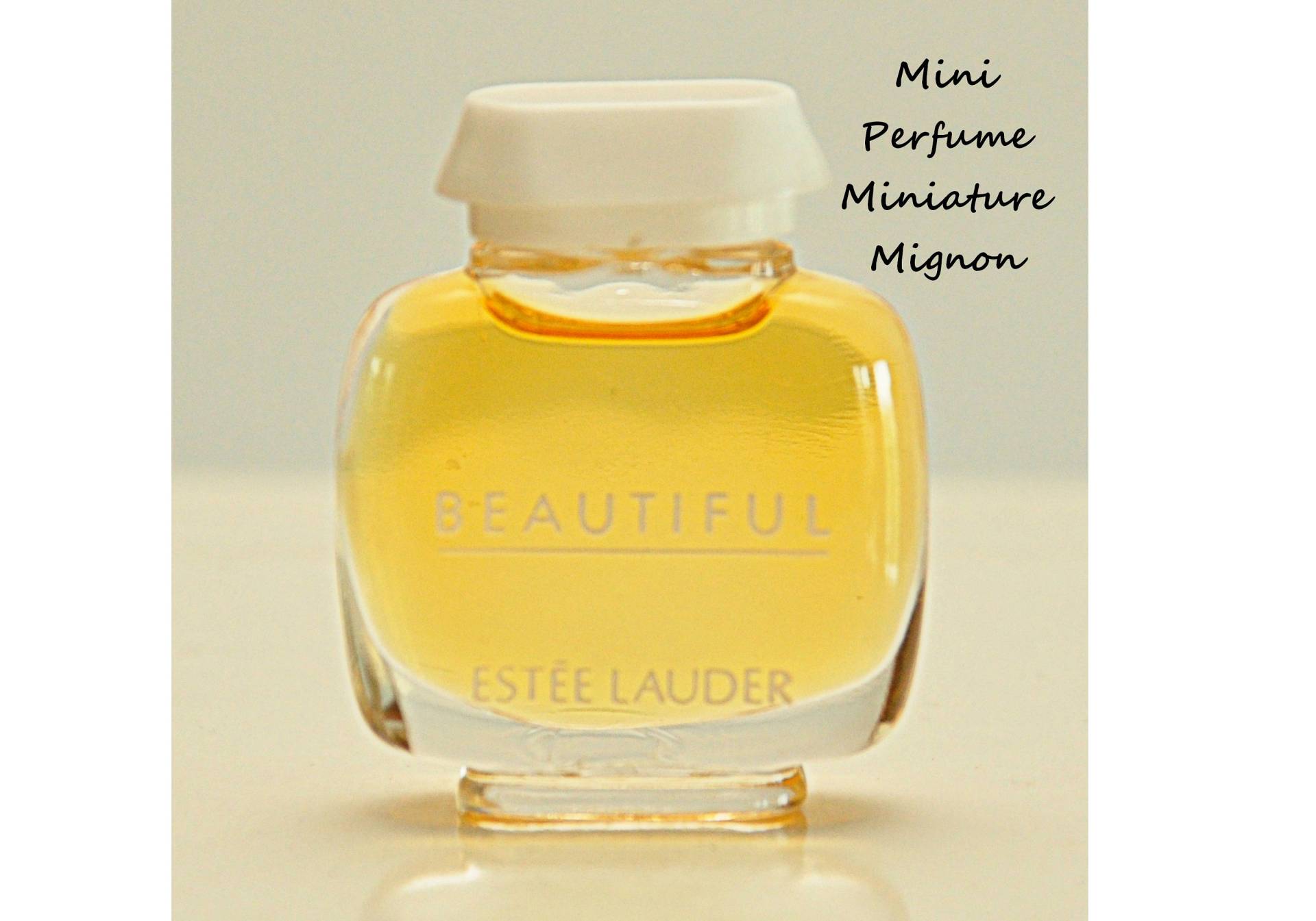 Estée Lauder Beautiful Eau De Parfum Edp 3, 5 Ml Miniatur Splash Non Spray Damenparfüm Seltener Jahrgang 1985 von YourVintagePerfume