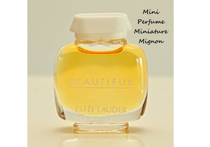 Estée Lauder Beautiful Eau De Parfum Edp 3, 5 Ml Miniatur Splash Non Spray Damenparfüm Seltener Jahrgang 1985 von YourVintagePerfume