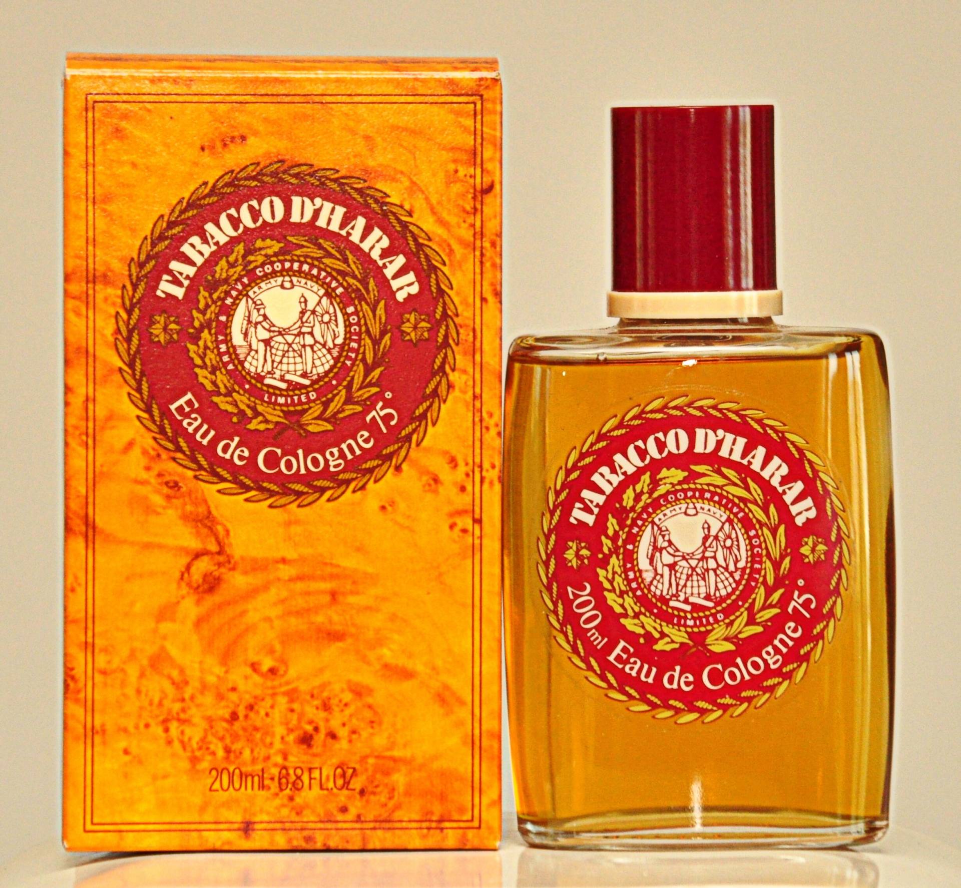 G. Visconti Di Modrone Tabacco D'harar Eau De Cologne Eoc 200Ml Splash Non Spray Parfüm Unisex Rarissimo Vintage 1940 von YourVintagePerfume