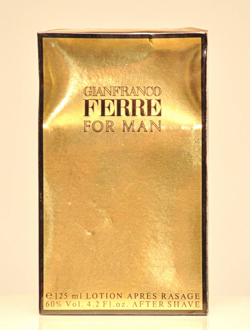 Gianfranco Ferré For Man Von Lotion Après Rasage 125Ml Splash Non Spray Parfüm Rare Vintage 1986 Versiegelt von YourVintagePerfume