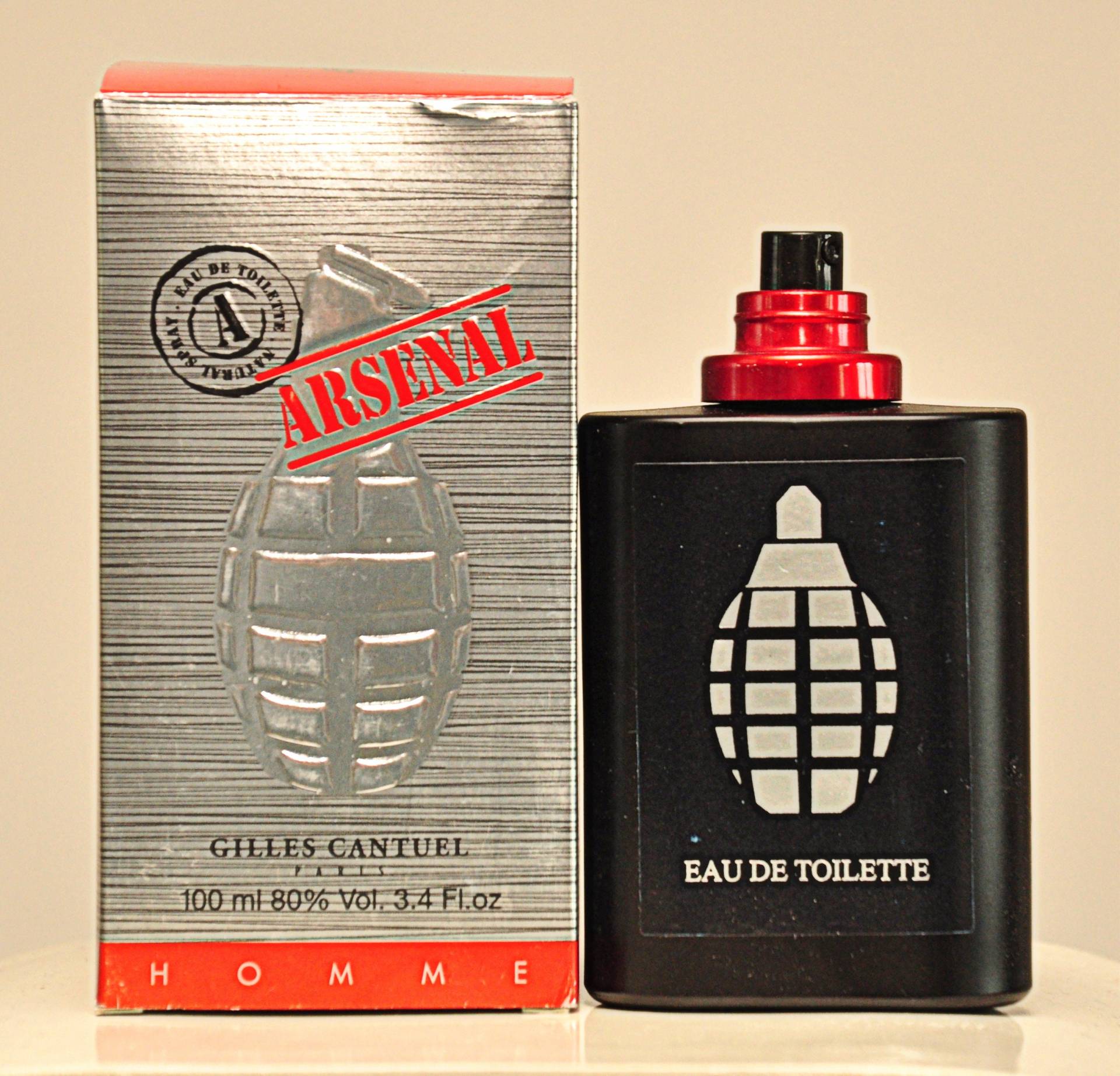Gilles Cantuel Paris Arsenal Eau De Toilette Edt 100Ml Spray Parfüm Mann Rare Vintage 1996 von YourVintagePerfume