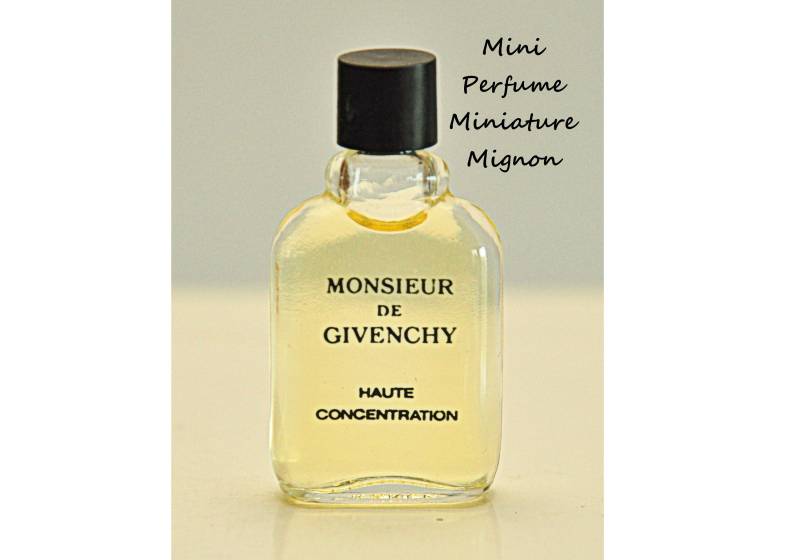 Givenchy Monsieur De Haute Concentration Eau Toilette Edt 3 Ml Miniature Splash Non Spray Herrenparfüm Seltener Jahrgang 1959 von YourVintagePerfume