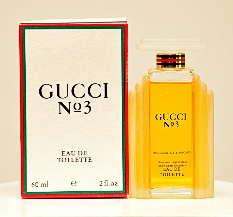 Gucci N. 3 Von Eau De Toilette Edt 60Ml Splash Non Spray Parfüm Frau Sehr Selten Vintage 1985 von YourVintagePerfume