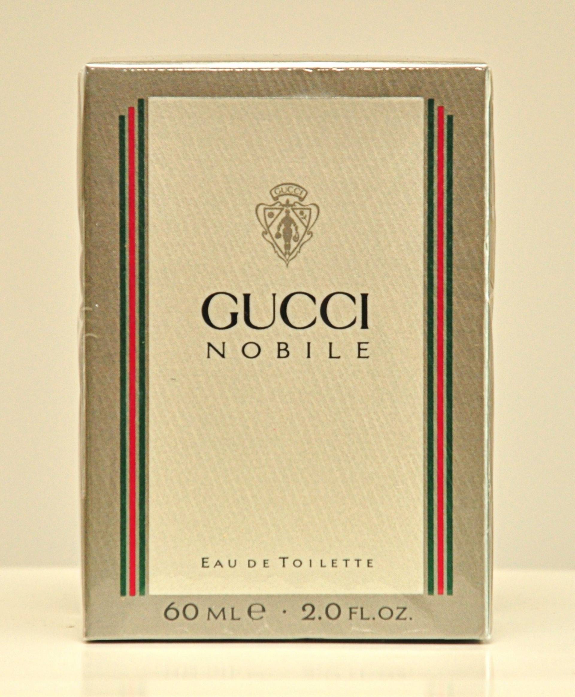 Gucci Nobile Eau De Toilette Edt 60Ml Splash Non Spray Parfüm Mann Sehr Selten Vintage 1988 Neu Versiegelt von YourVintagePerfume