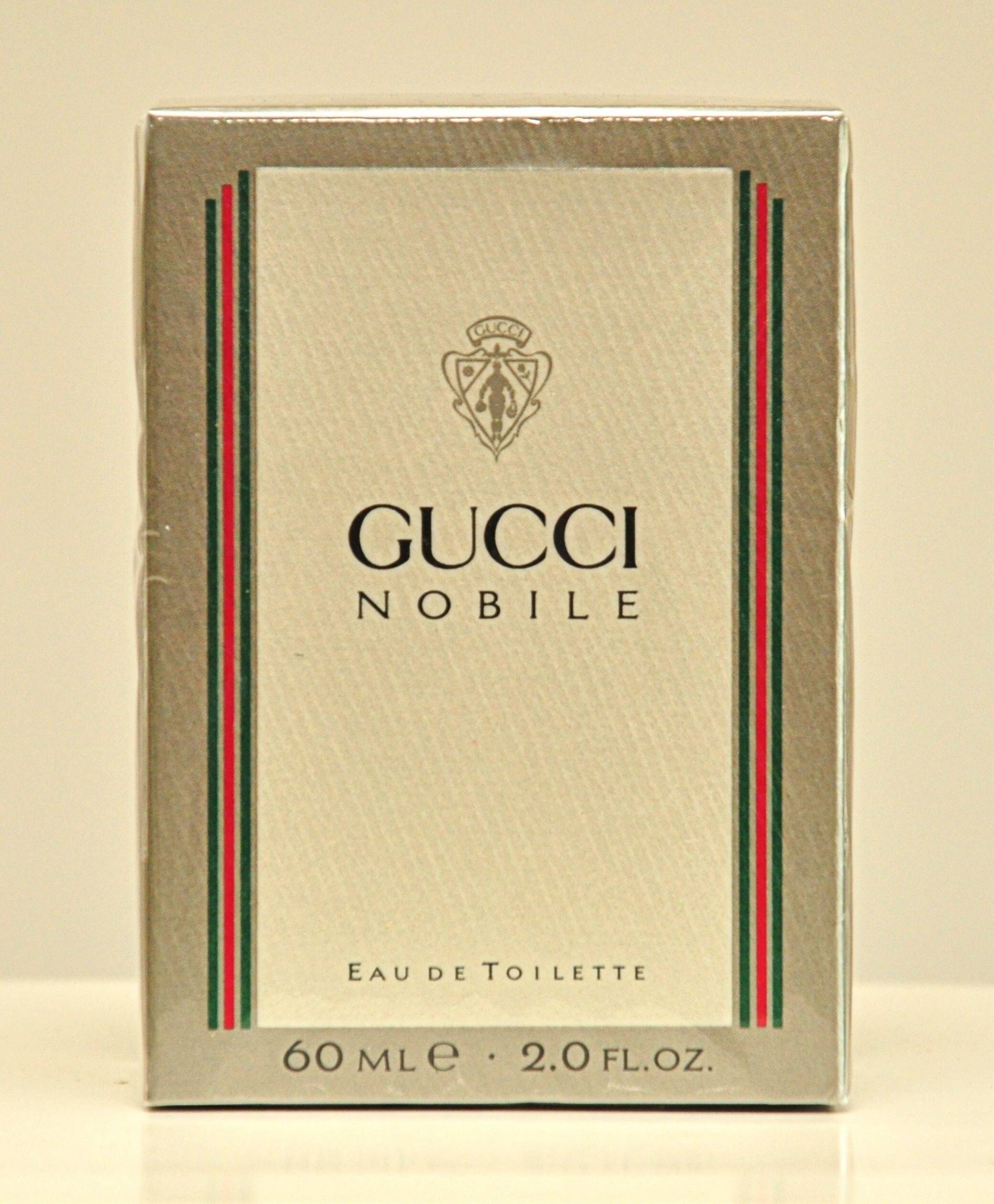 Gucci Nobile Eau De Toilette Edt 60Ml Splash Non Spray Parfüm Mann Sehr Selten Vintage 1988 Neu Versiegelt von YourVintagePerfume