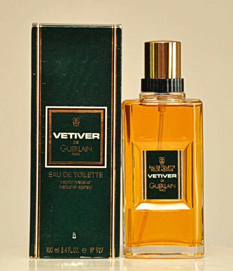 Guerlain Vetiver De Eau Toilette Edt 100Ml Spray Parfüm Mann Sehr Selten Jahrgang 1959 Version 1990 von YourVintagePerfume