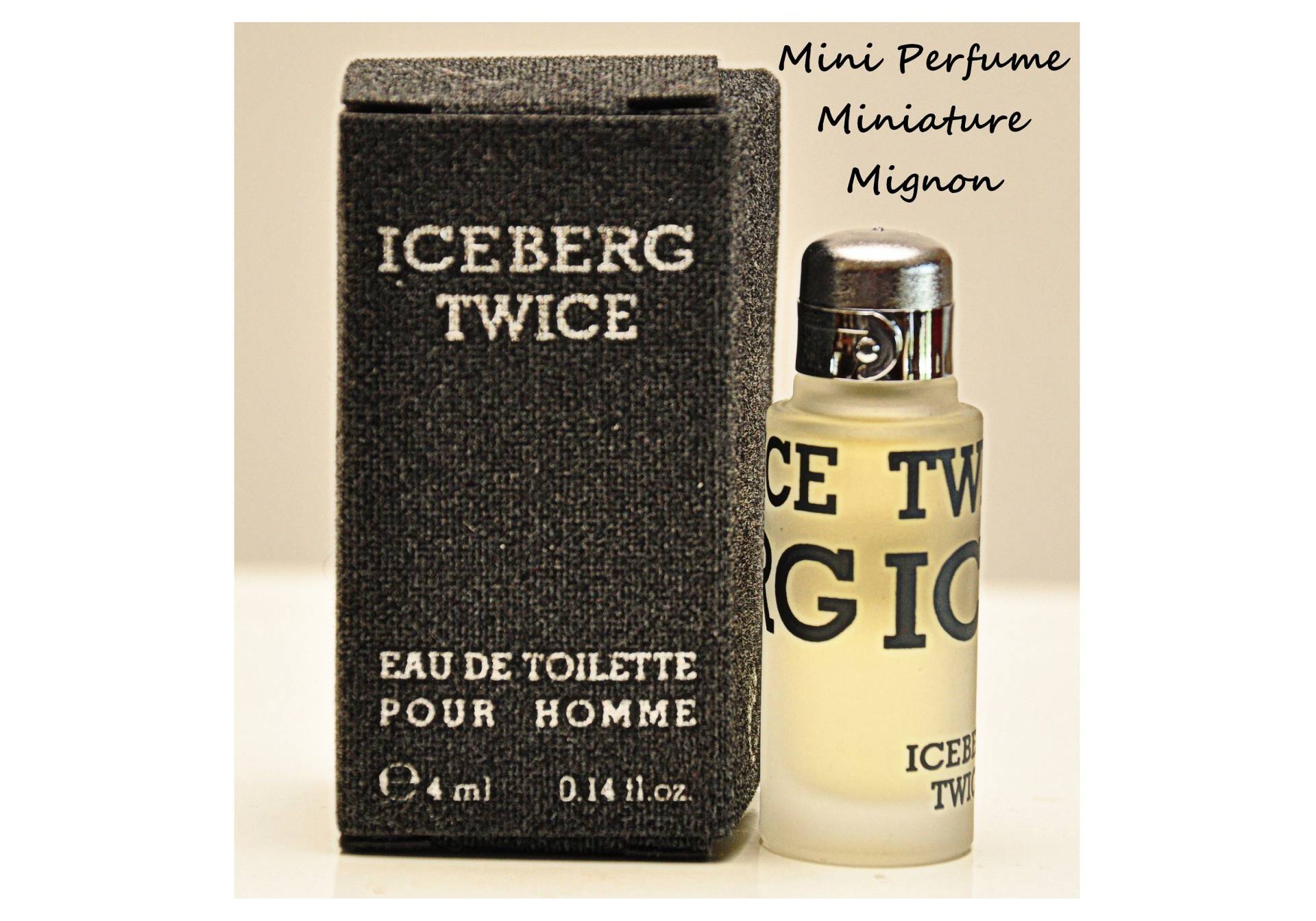 Iceberg Twice Pour Homme Eau De Toilette Edt 4Ml Miniatur Splash Non Spray Herrenparfüm Seltener Jahrgang 1995 von YourVintagePerfume